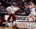 Hakeem Olajuwon and Scott Brooks.