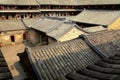 The hakka enclosed house in china