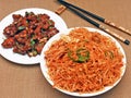 Hakka noodles, Chicken Manchuria-Indo Chinese cuisine