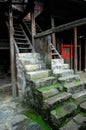 Hakka Roundhouse tulou walled village located in China Royalty Free Stock Photo