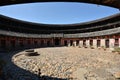 Hakka Roundhouse tulou walled village, Meizhou, China. Royalty Free Stock Photo
