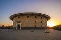 Hakka tulou round house in Miaoli, Taiwan. Translation: Hakka round house