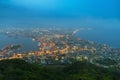 Hakodate City view from Mountain Hakodate in night Hokkaido