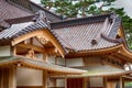 Hakodate Magistrate`s Office at Goryokaku Park in Hakodate City, Hokkaido, Japan. was originally a Royalty Free Stock Photo