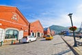 Hakodate port in Hakodate, Hokkaido, Japan Royalty Free Stock Photo