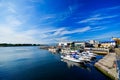 Hakodate port in Hakodate, Hokkaido, Japan