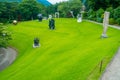 HAKONE, JAPAN - JULY 02, 2017: The Hakone Open-Air Museum or Hakone Chokoku No Mori Bijutsukan is popular museum