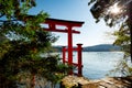 Hakone Jinja Heiwa no Torii. Lake Ashi