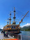 The Hakone Sightseeing cruise. Take a trip to the lake and enjoy the beautiful mountain views