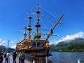 The Hakone Sightseeing cruise. Take a trip to the lake and enjoy the beautiful mountain views