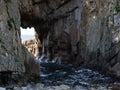 Hakusan Domon natural arch on cape Ashizuri