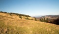 Hala na Malej Raczy in autumn Beskid Zywiecki mountains in Poland