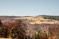 Hala na Malej Raczy from Hala Srubita in autumn Beskid Zywiecki mountains in Poland Royalty Free Stock Photo