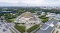 Hala Stulecia, WrocÃâaw, UNESCO, Poland, 08.2017, aerial view