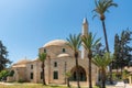 Larnaca. Cyprus. Hala sultan Tekke Muslim shrine mosque