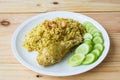 Halal food Arab rice Royalty Free Stock Photo