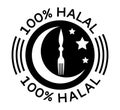 Halal food sign