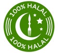 Halal food sign