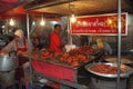 Halal Food Stall at Hat Yai Royalty Free Stock Photo