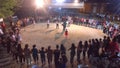 Halay dancers form a circle or line in nowruz