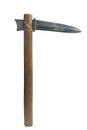 The halberd is an ancient weapon Royalty Free Stock Photo