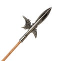 Halberd on a white background