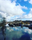 Halden scenery Norway autumn fortred