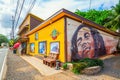 Street view of Haleiwa, Oahu, Hawaii