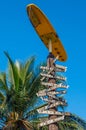 Haleiwa Town Directions Royalty Free Stock Photo