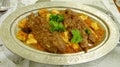 Halep kebap with bread, in Turkey.