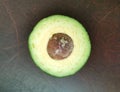 Half avocado. Royalty Free Stock Photo