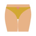 half body women with tanga