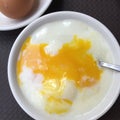 Half Boiled Egg Royalty Free Stock Photo