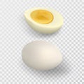 Half boiled egg Royalty Free Stock Photo