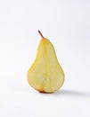 Half of Bosc pear Royalty Free Stock Photo