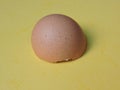 A half broken eggshell Royalty Free Stock Photo