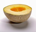 Half Cantaloupe Ripe Royalty Free Stock Photo