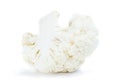 Half cauliflower isolated on white background Royalty Free Stock Photo