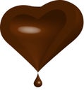 Half of Chocolate Heart