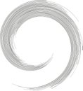 half circle irregular long rays vortex inside and outside Royalty Free Stock Photo