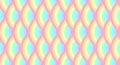 Half Circle Rotate Rainbow pastel Seamless Pattern Royalty Free Stock Photo