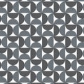 Half circles pattern vector, abstract geometric vector pattern. graphic clean for printing fabric, wallpaper.