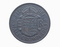 Half crown coin Royalty Free Stock Photo
