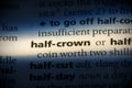 Half-crown Royalty Free Stock Photo