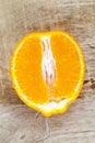 half-cut orange Royalty Free Stock Photo