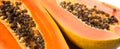 Half Cut Papaya Fruit IV Royalty Free Stock Photo