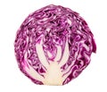 Half Cut Red Cabbage III Royalty Free Stock Photo