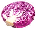 Half Cut Red Cabbage VI Royalty Free Stock Photo