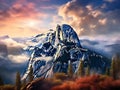 Half Dome Made With Generative AI illustration