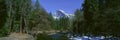 Half Dome and Merced River Royalty Free Stock Photo